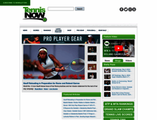 tennisnow.com screenshot