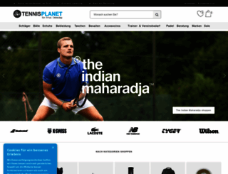 tennisplanet.de screenshot