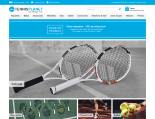 tennisplanet.fr screenshot