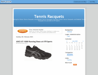 tennisracquets.beeplog.com screenshot