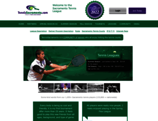 tennissacramento.com screenshot
