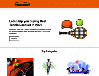 tennisunit.com screenshot