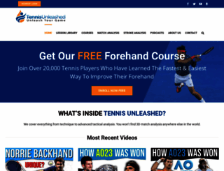 tennisunleashed.net screenshot