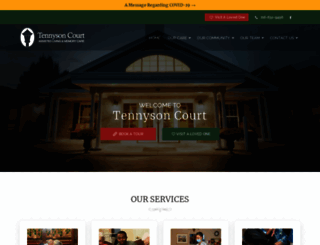 tennysoncourt.com screenshot