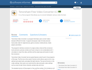 tenorshare-video-converter-standard.software.informer.com screenshot