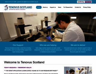 tenovus-scotland.org.uk screenshot