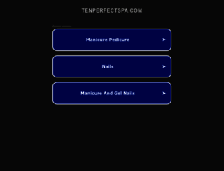 tenperfectspa.com screenshot