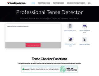 tensedetector.com screenshot