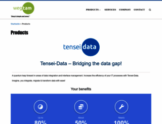 tensei-data.com screenshot