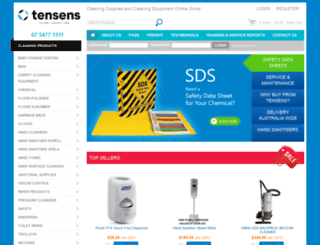 tensens.com.au screenshot