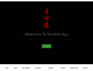 tenshin-ryu.co.uk screenshot
