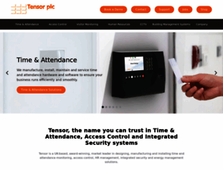 tensor.co.uk screenshot
