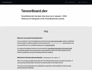 tensorboard.dev screenshot