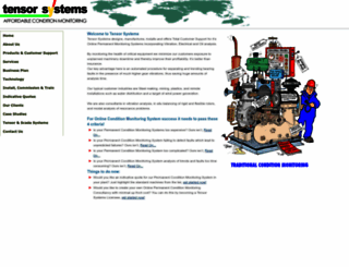 tensorsystems.com screenshot