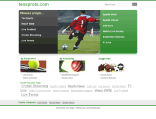 tensprots.com screenshot