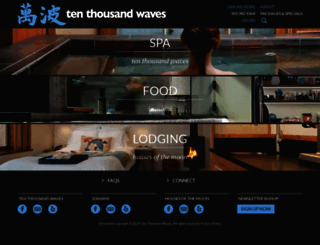 tenthousandwaves.com screenshot