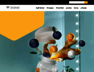 tentorium.ge screenshot