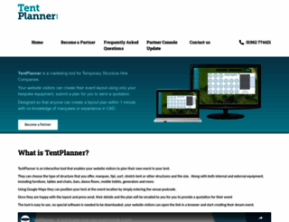 tentplanner.co.uk screenshot