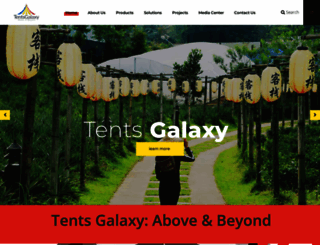 tentsgalaxy.com screenshot