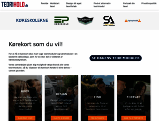 teoritesten.dk screenshot
