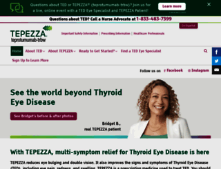tepezza.com screenshot