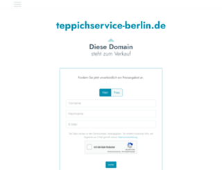 teppichservice-berlin.de screenshot