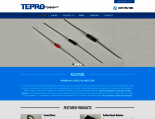 tepro-vamistor.com screenshot