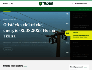 terchova.sk screenshot