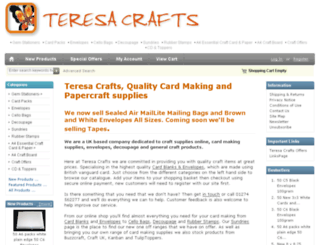 teresacrafts.co.uk screenshot