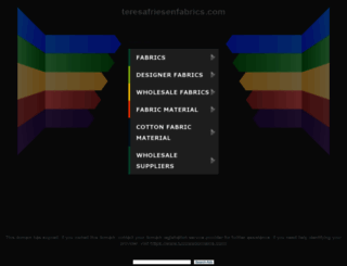 teresafriesenfabrics.com screenshot