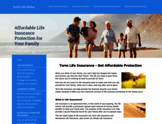 term-life-online.com screenshot