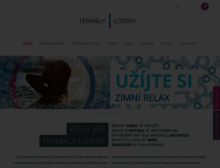 termaly-losiny.cz screenshot