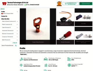 terminalandconnector.com screenshot