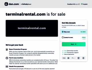 terminalrental.com screenshot