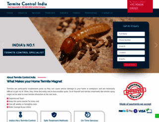termitecontrolindia.com screenshot