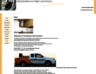 termitedoc.com.au screenshot
