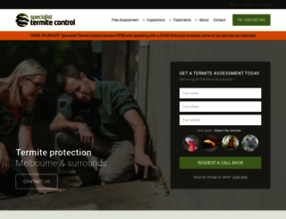 termitespecialist.com.au screenshot