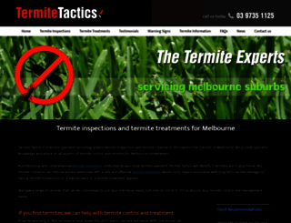 termitetactics.com.au screenshot