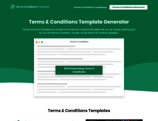 terms-conditions-template.com screenshot