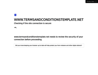 termsandconditionstemplate.net screenshot