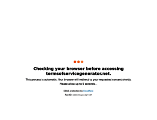 termsofservicegenerator.net screenshot