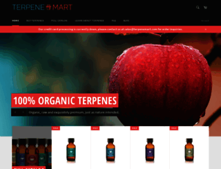 terpene-mart.myshopify.com screenshot