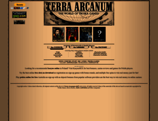 terra-arcanum.com screenshot
