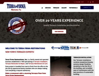 terrafirmarestorations.com screenshot