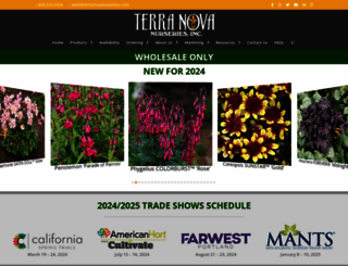 terranovanurseries.com screenshot
