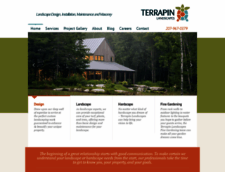 terrapinlandscapes.com screenshot