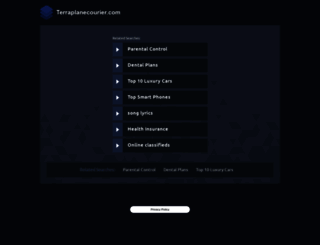 terraplanecourier.com screenshot