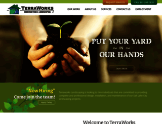 terraworkslandscapingutah.com screenshot