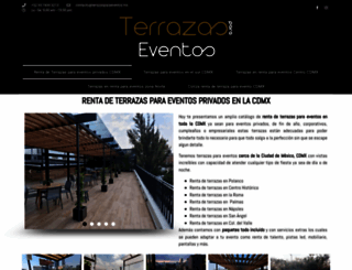 terrazasparaeventos.mx screenshot