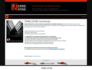 terre-latine-commerces.octissimo.com screenshot
